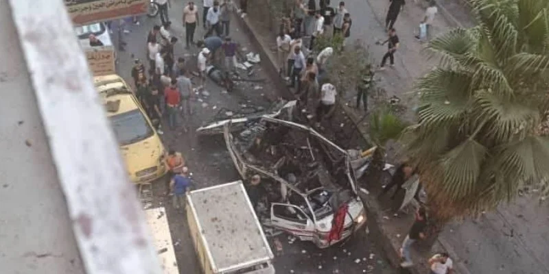 Syria: Bomb Blast Hits Minibus in Damascus Suburb, Killing 4 and Injuring 13