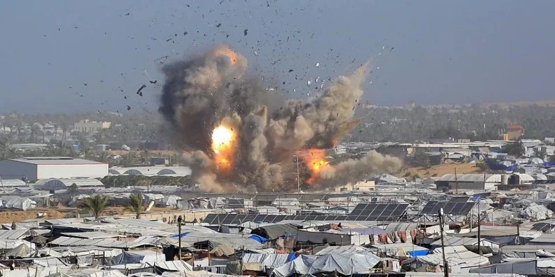 Israeli strikes in Gaza kill five, injure 12
