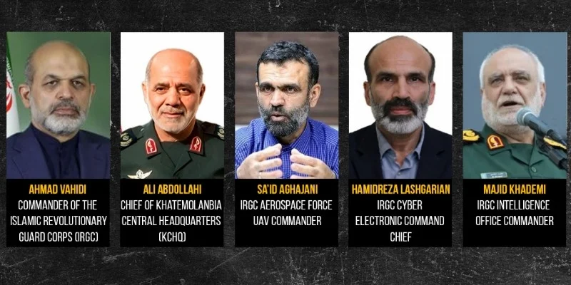 U.S. Offers Up to $10 Million for Information on Five Senior IRGC Officials