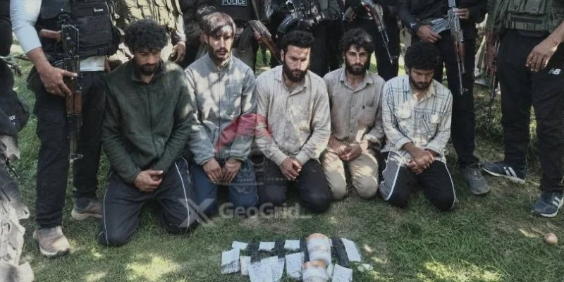 India: Five Alleged Militant Associates Arrested in Kashmir